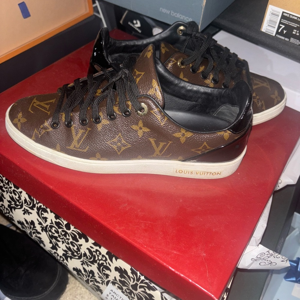 Louis Vuitton Monogram Brown Sneakers - Picture 2 of 4